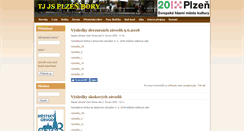 Desktop Screenshot of js-plzen-bory.cz